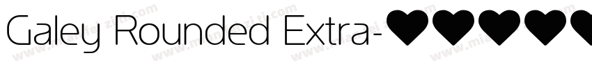 Galey Rounded Extra字体转换